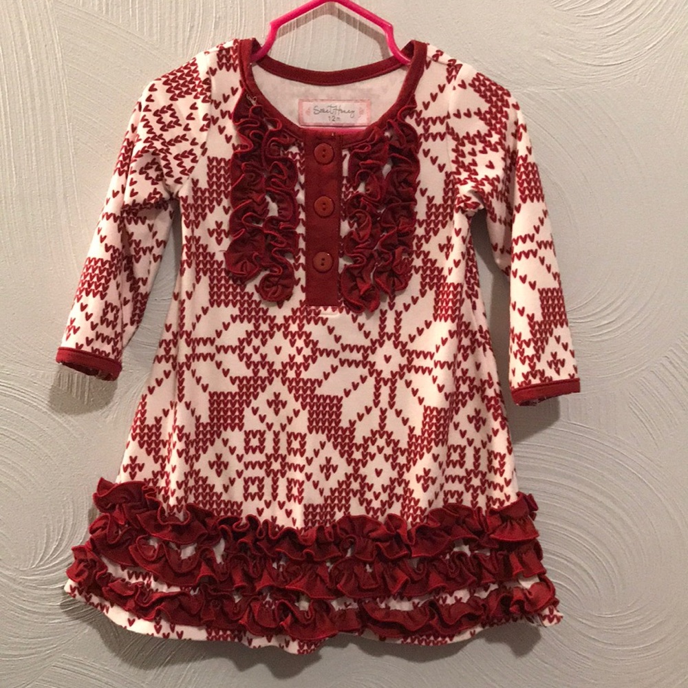 12month Sweet Honey Dress with Hearts